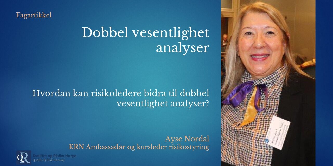 KRN Fagartikkel Risiko_ Dobbel vesentl analyse